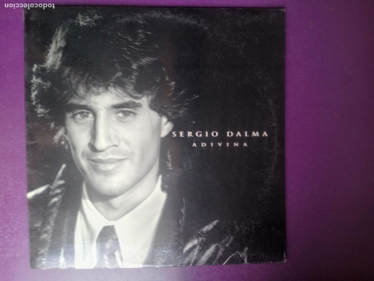 Discos de vinilo: Sergio Dalma &ndash; Adivina - LP HORUS 1992 - MELODICA POP 90'S