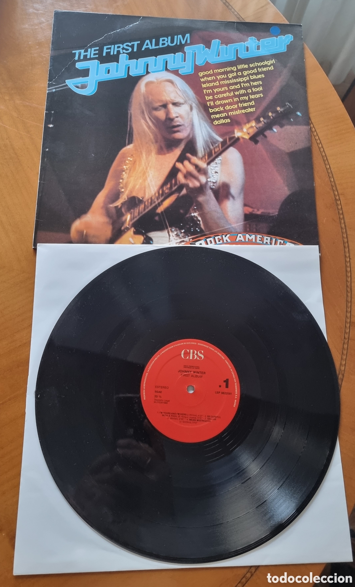 Discos de vinilo: Disco Jhonny Winter original buen estado ved foto