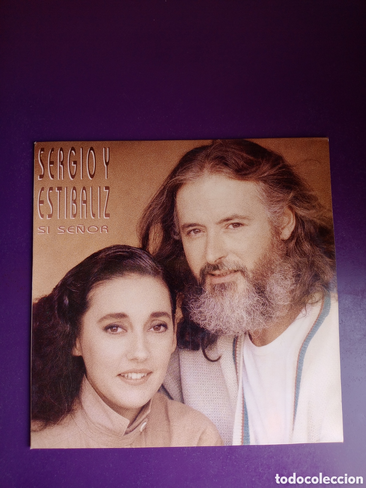 Discos de vinilo: Sergio Y Estibaliz &lrm;&ndash; Si Se&ntilde;or - LP CBS 1988 - VERSION VAINICA DOBLE, BRANDUARDI