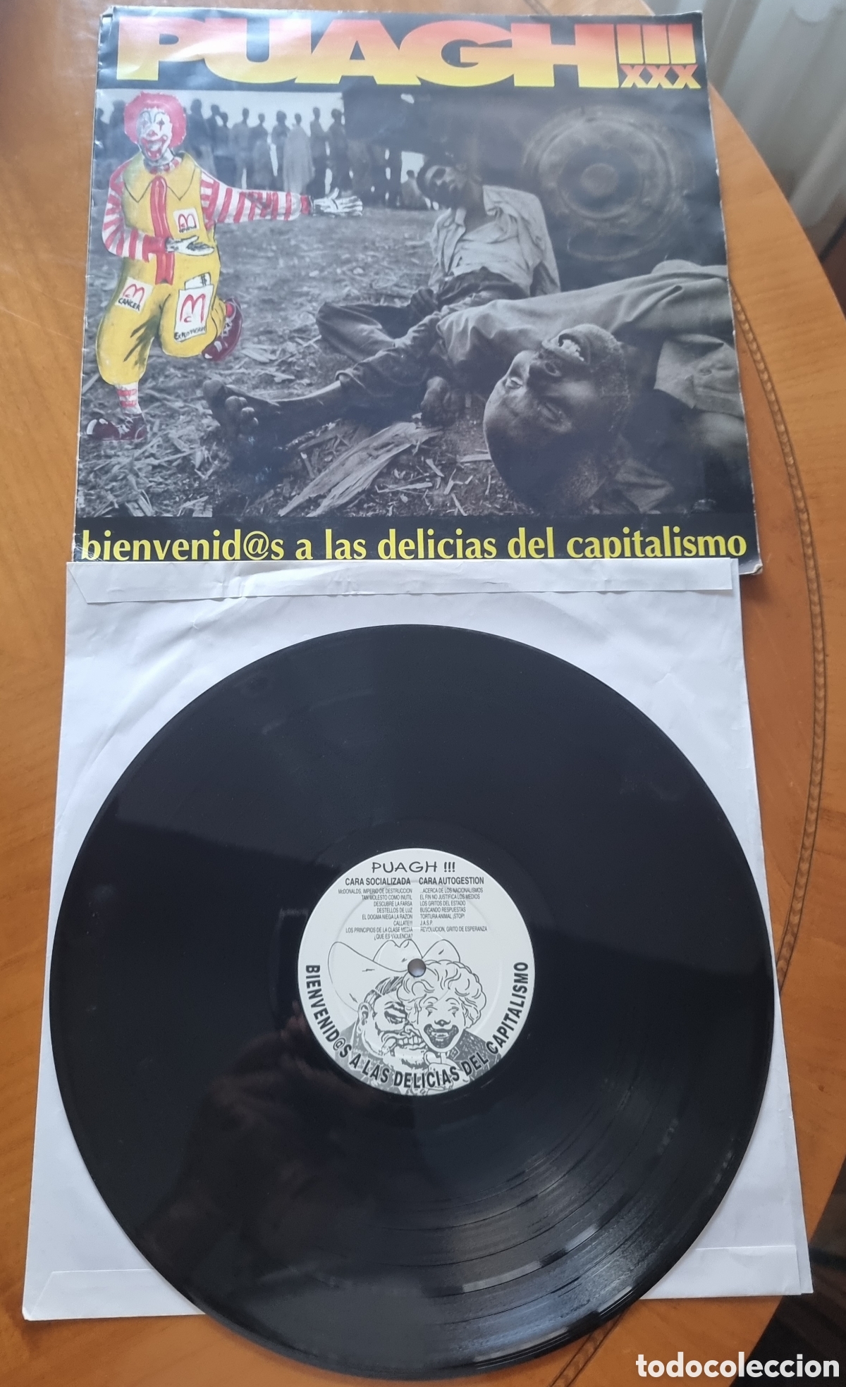 Discos de vinilo: Disco rock radical Valladolid Puagh muy raro original ved fotos
