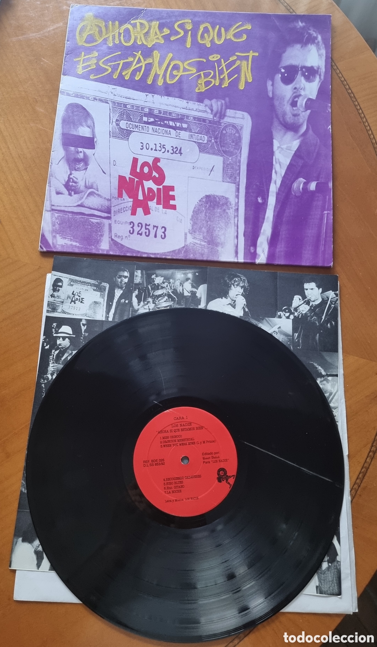 Discos de vinilo: Disco Los Nadie rock Valladolid muy raro original ved foto