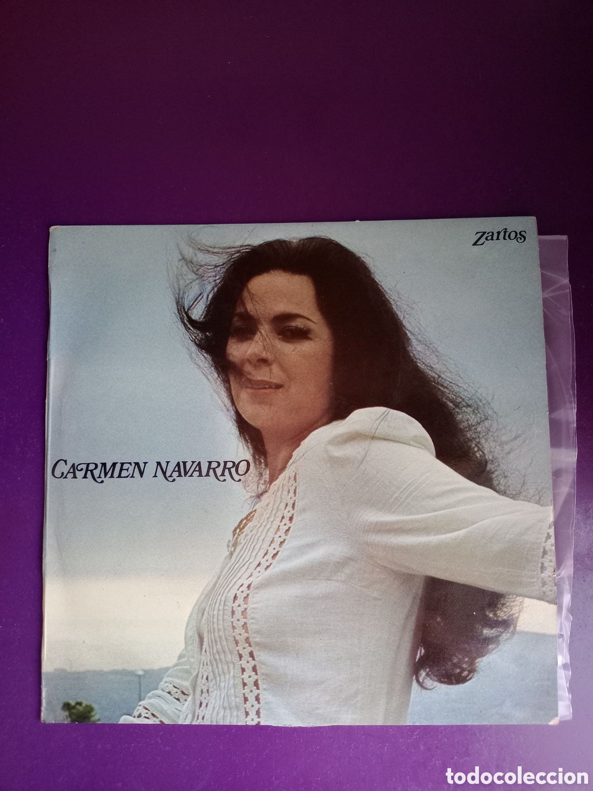 Discos de vinilo: Carmen Navarro &ndash; La Voz De Luna - LP ZARTOS 1974 - COPLA, CANCION ESPA&Ntilde;OLA - SIN USO