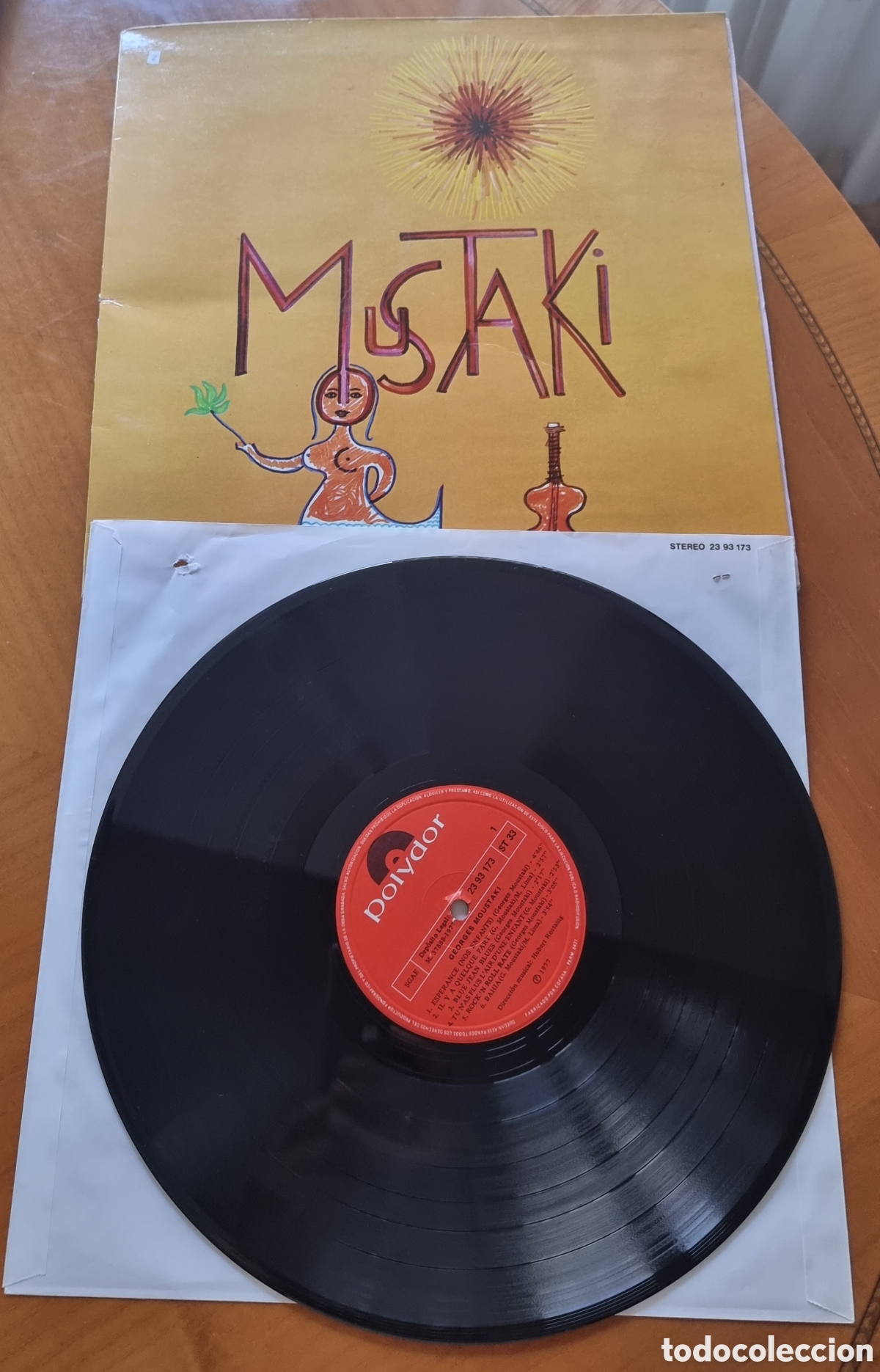 Discos de vinilo: Disco Mustaki original buen estado ved foto