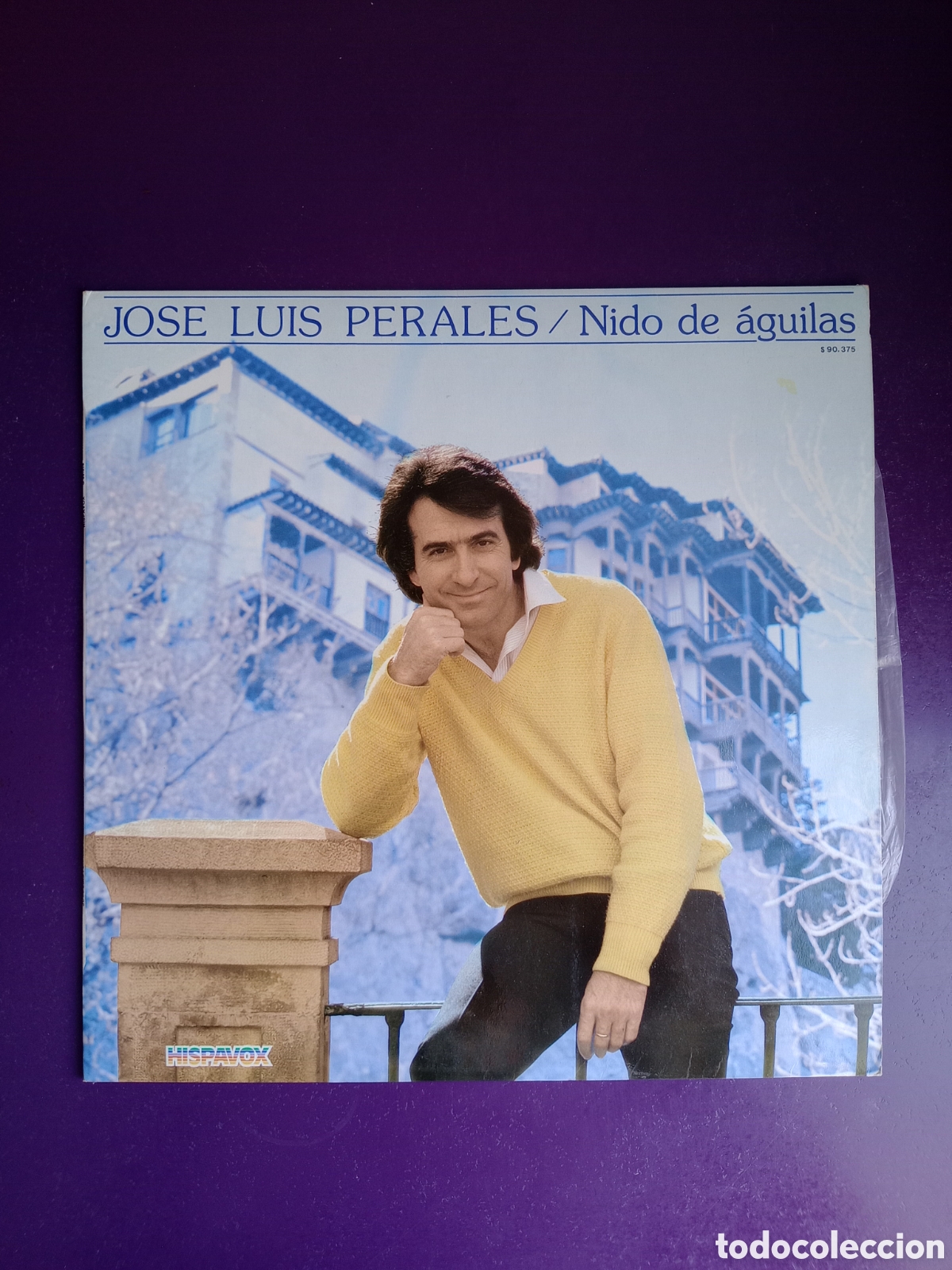 Discos de vinilo: JOSE LUIS PERALES - LP HISPAVOX 1981 - NIDO DE &Aacute;GUILAS - SIN APENAS USO - MELODICA POP