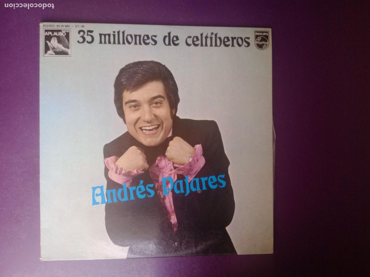 Discos de vinilo: Andr&eacute;s Pajares &ndash; 35 Millones De Celtiberos - LP PHILIPS 1976 - SIN APENAS USO - HUMOR, MONOLOGOS