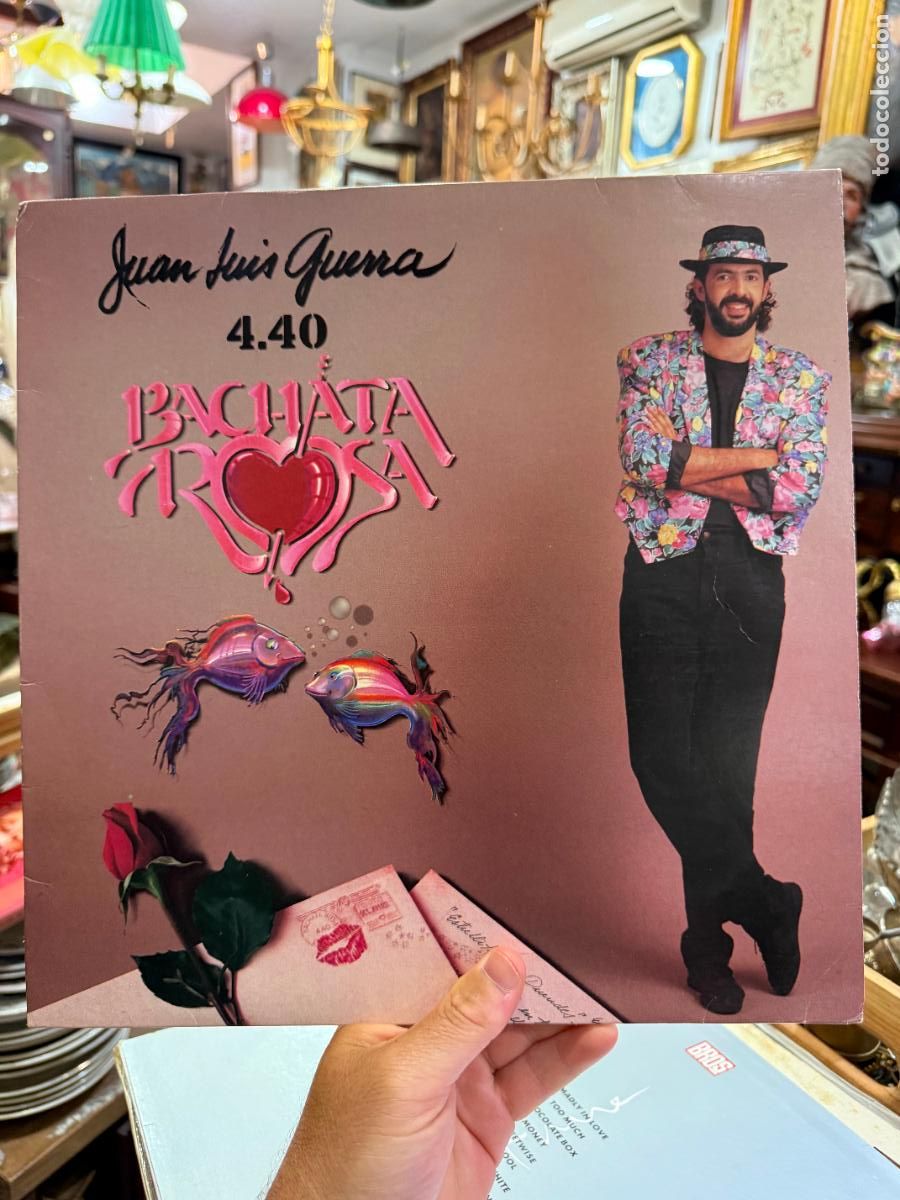 Discos de vinilo: LP JUAN LUIS GUERRA - BACHATA ROSA