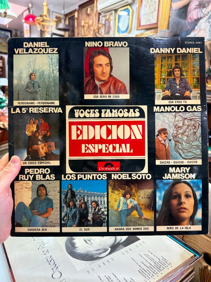 Discos de vinilo: LP VOCES FAMOSAS - EDICION ESPECIAL