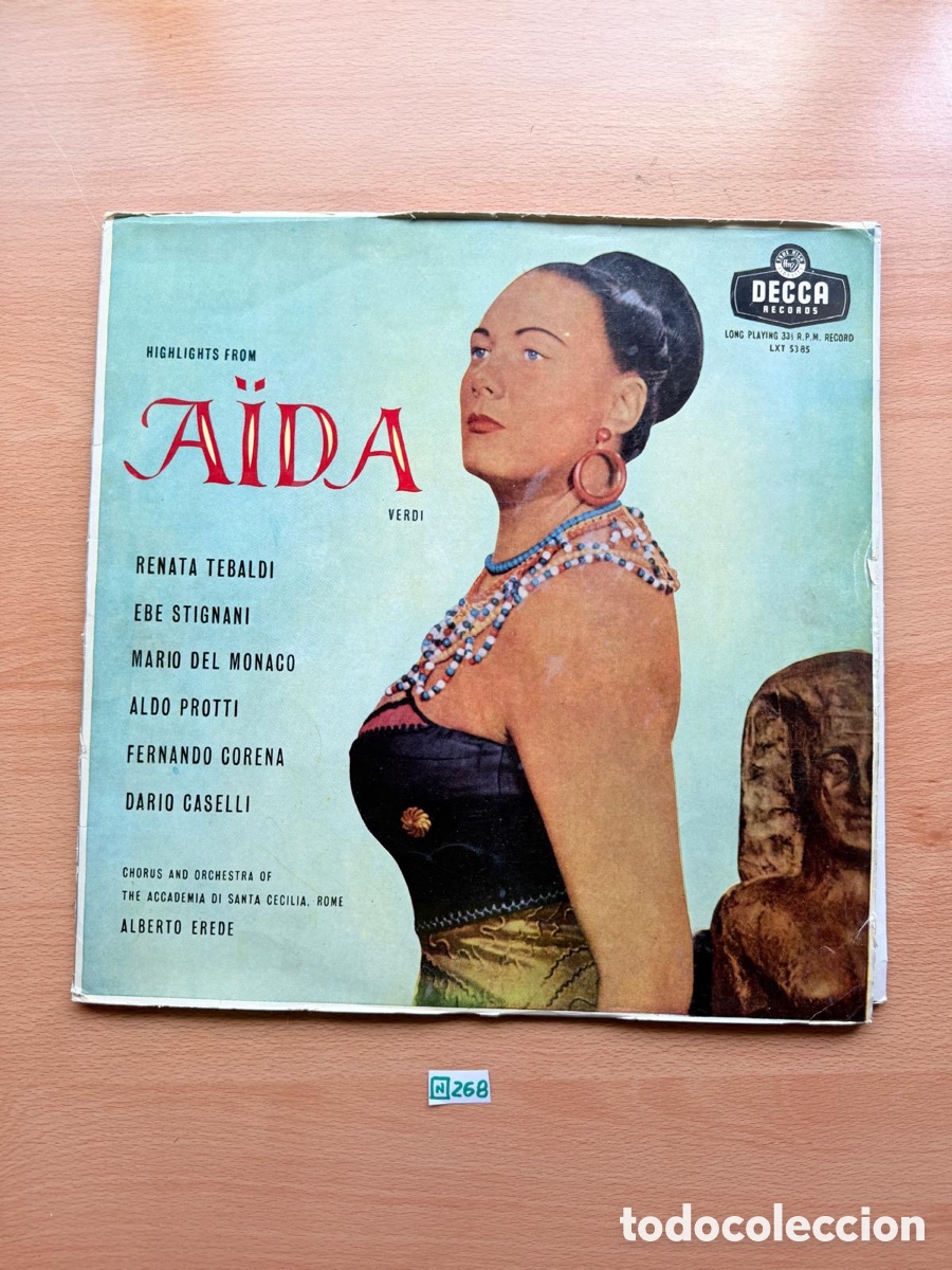 Discos de vinilo: Disco de vinilo Aida verdi