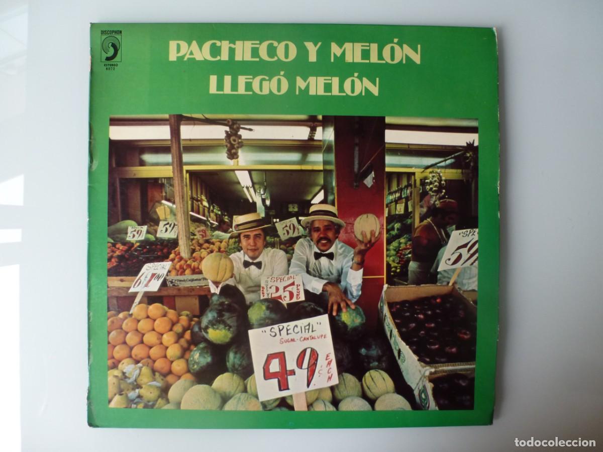 Discos de vinilo: PACHECO Y MELON - LLEG&Oacute; MEL&Oacute;N (LP DISCOPHON 1978) SALSA