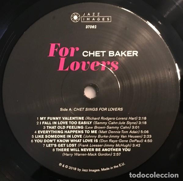 Discos de vinilo: Chet Baker &ndash; For Lovers LP - Foto 4