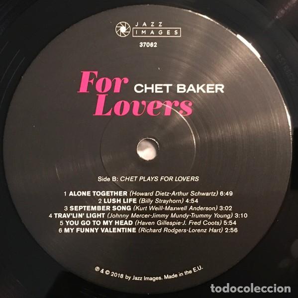 Discos de vinilo: Chet Baker &ndash; For Lovers LP - Foto 5