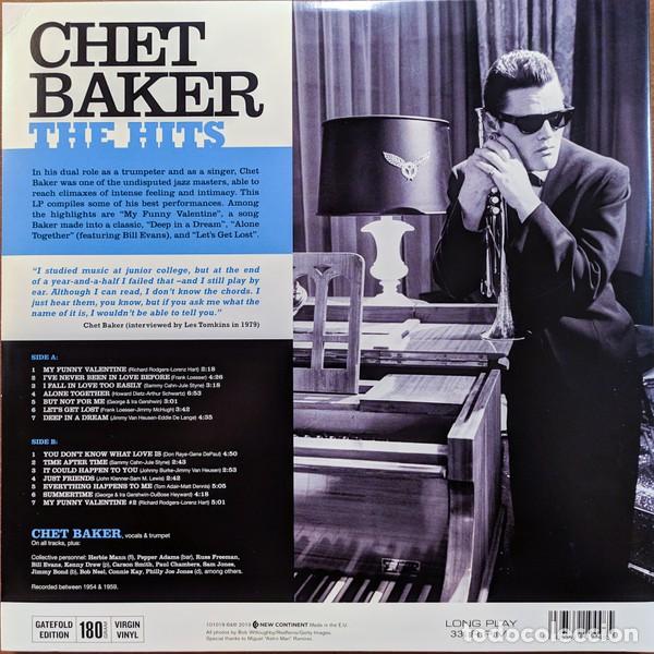 Discos de vinilo: Chet Baker &ndash; The Hits LP - Foto 2