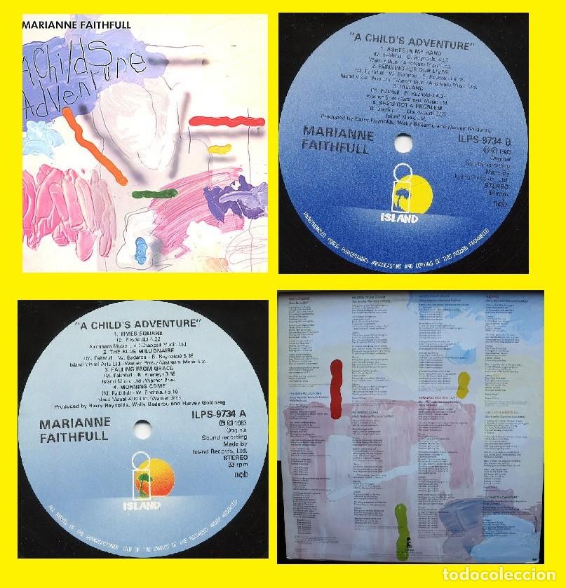 Discos de vinilo: MARIANNE FAITHFULL / A Child's Adventure 1983 !! RARA 1&ordf; EDIC ORG, TODO IMPECABLE