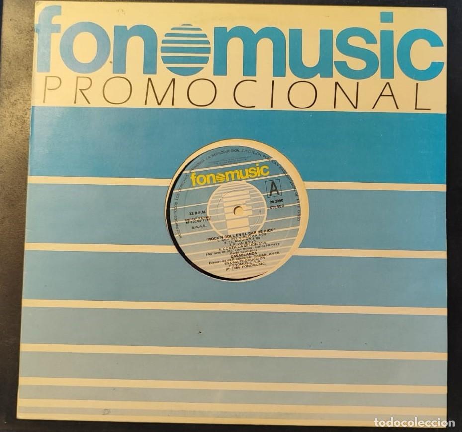 Discos de vinilo: LP promo -Casablanca &ndash;Rock'n'Roll En El Bar De Rick