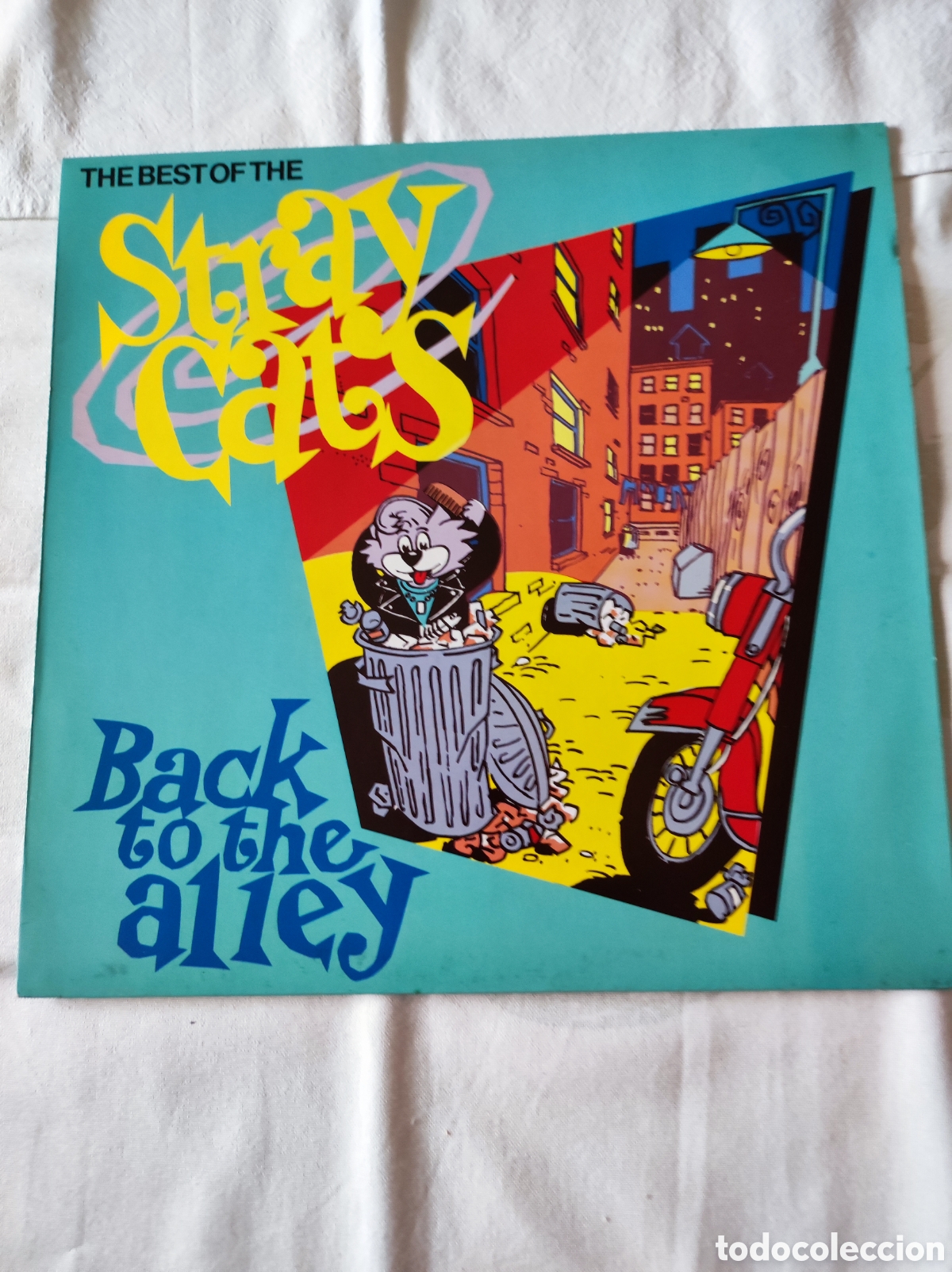 Discos de vinilo: STRAY CATS - THE BEST OF THE STRAY CATS BACK TO THE ALLEY
