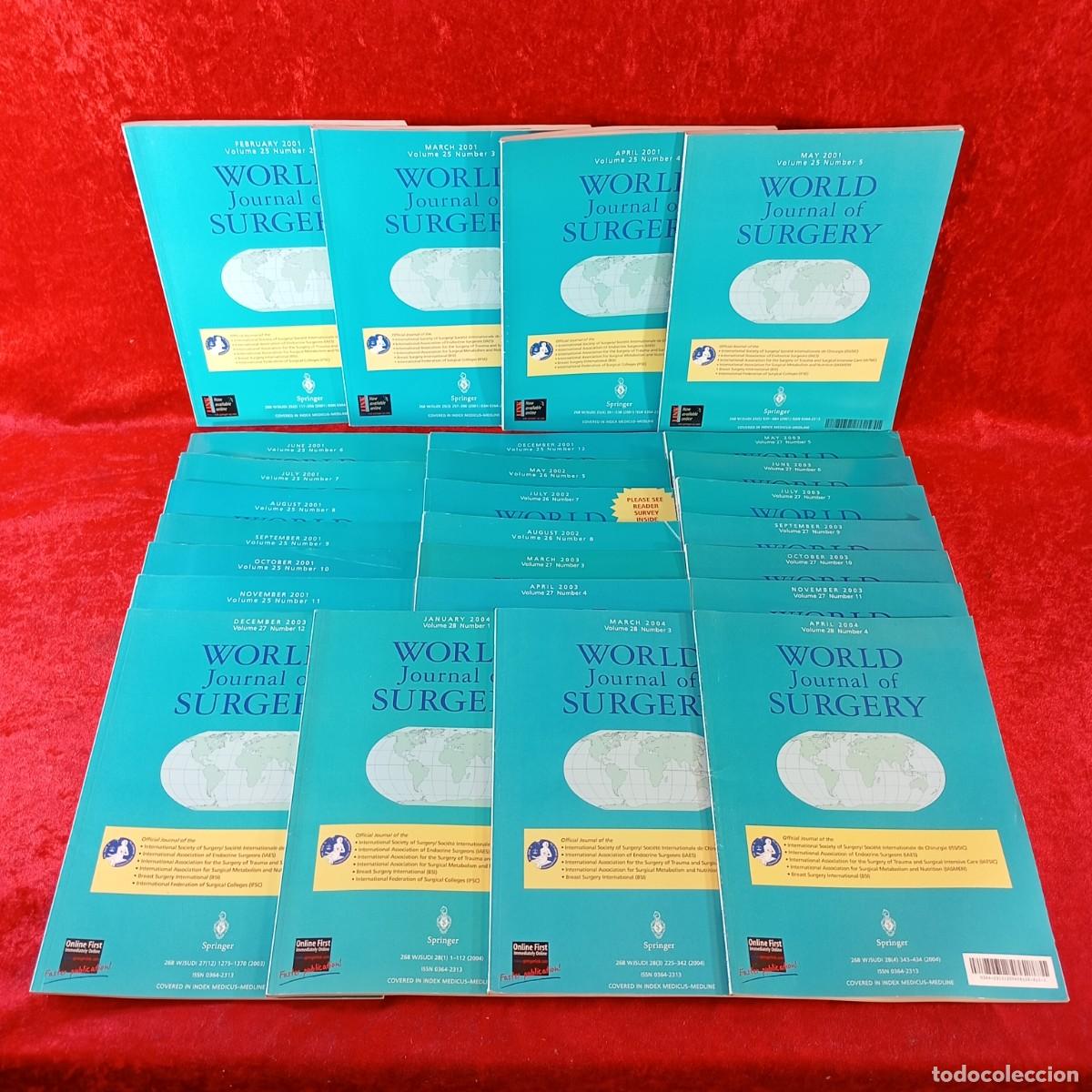 Discos de vinilo: WORLD JOURNAL OF SURGERY - SPRINGER - 26 REVISTAS / 6076