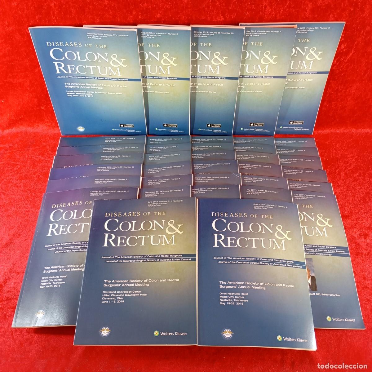 Discos de vinilo: DISEASES OF THE COLON & RECTUM - JOURNAL OF THE AMERICAN SOCIETY OF COLON - 36 REVISTAS / 6078