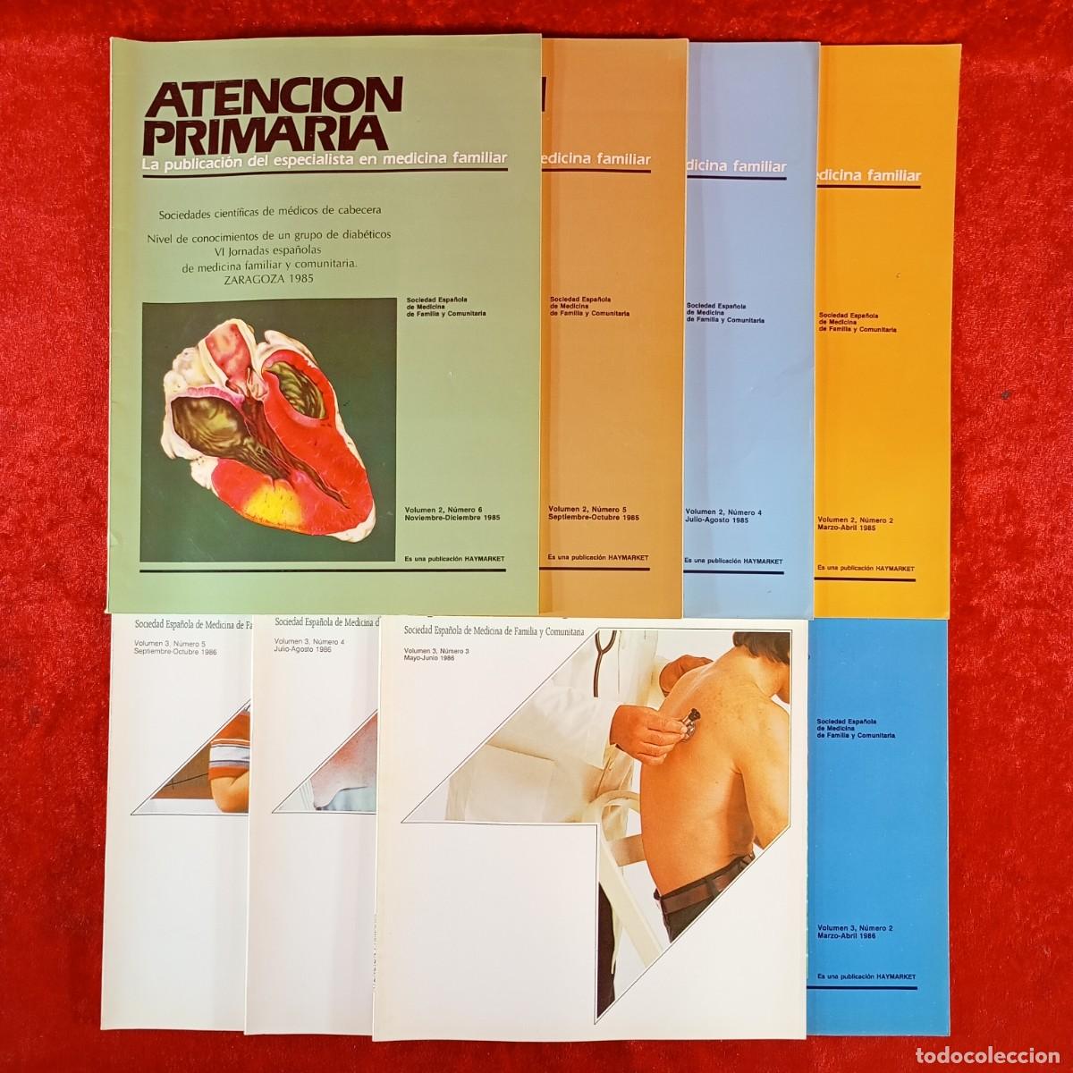 Discos de vinilo: ATENCION PRIMARIA - LA PUBLICACI&Oacute;N DEL ESPECIALISTA EN MEDICINA FAMILIAR - 8 REVISTAS / 6080