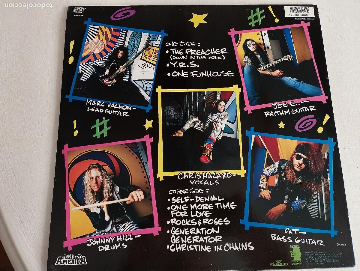 Discos de vinilo: Funhouse &ndash; Generation Generator, 1990, Hard Rock - Foto 3
