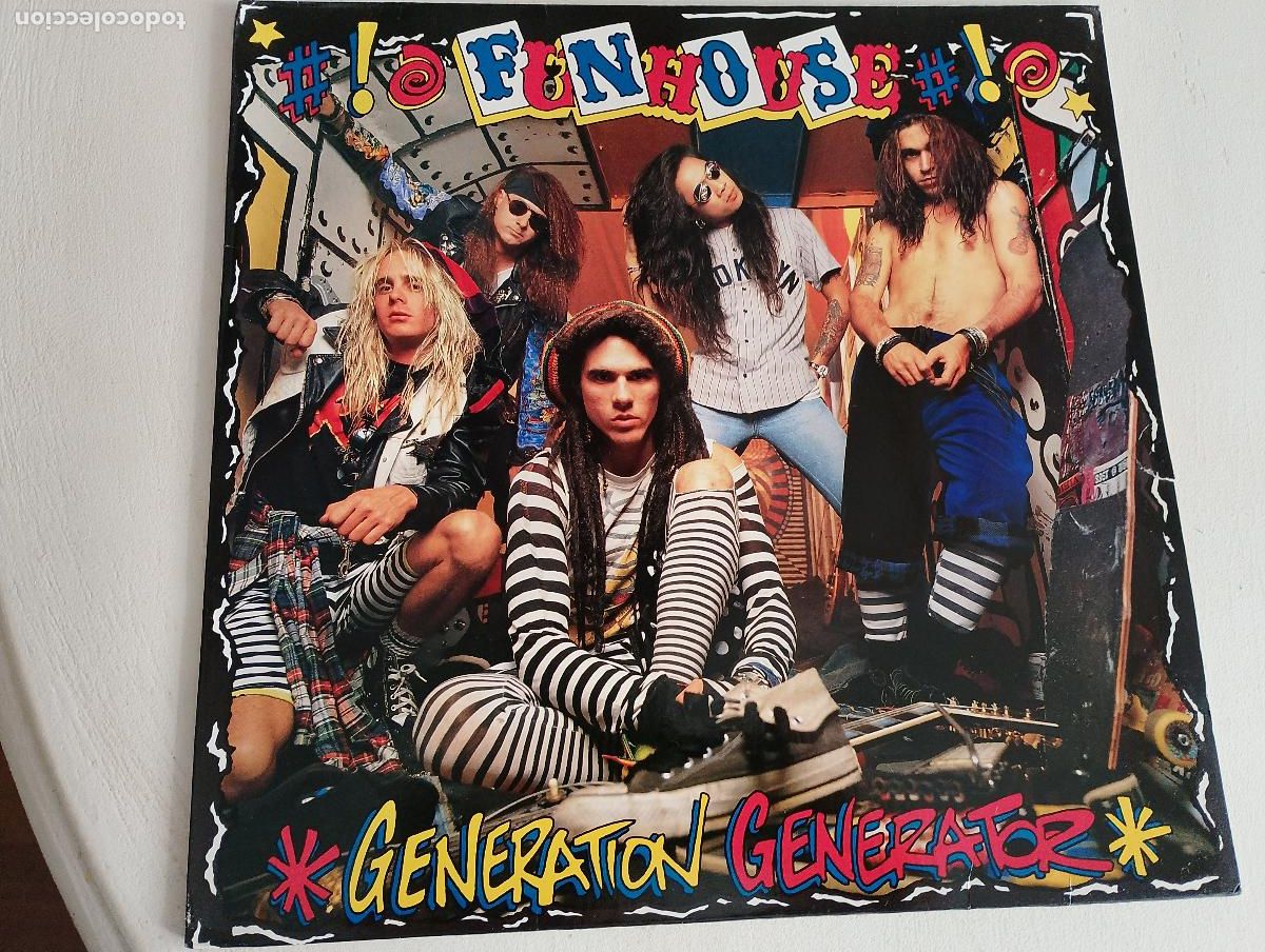 Discos de vinilo: Funhouse &ndash; Generation Generator, 1990, Hard Rock - Foto 4