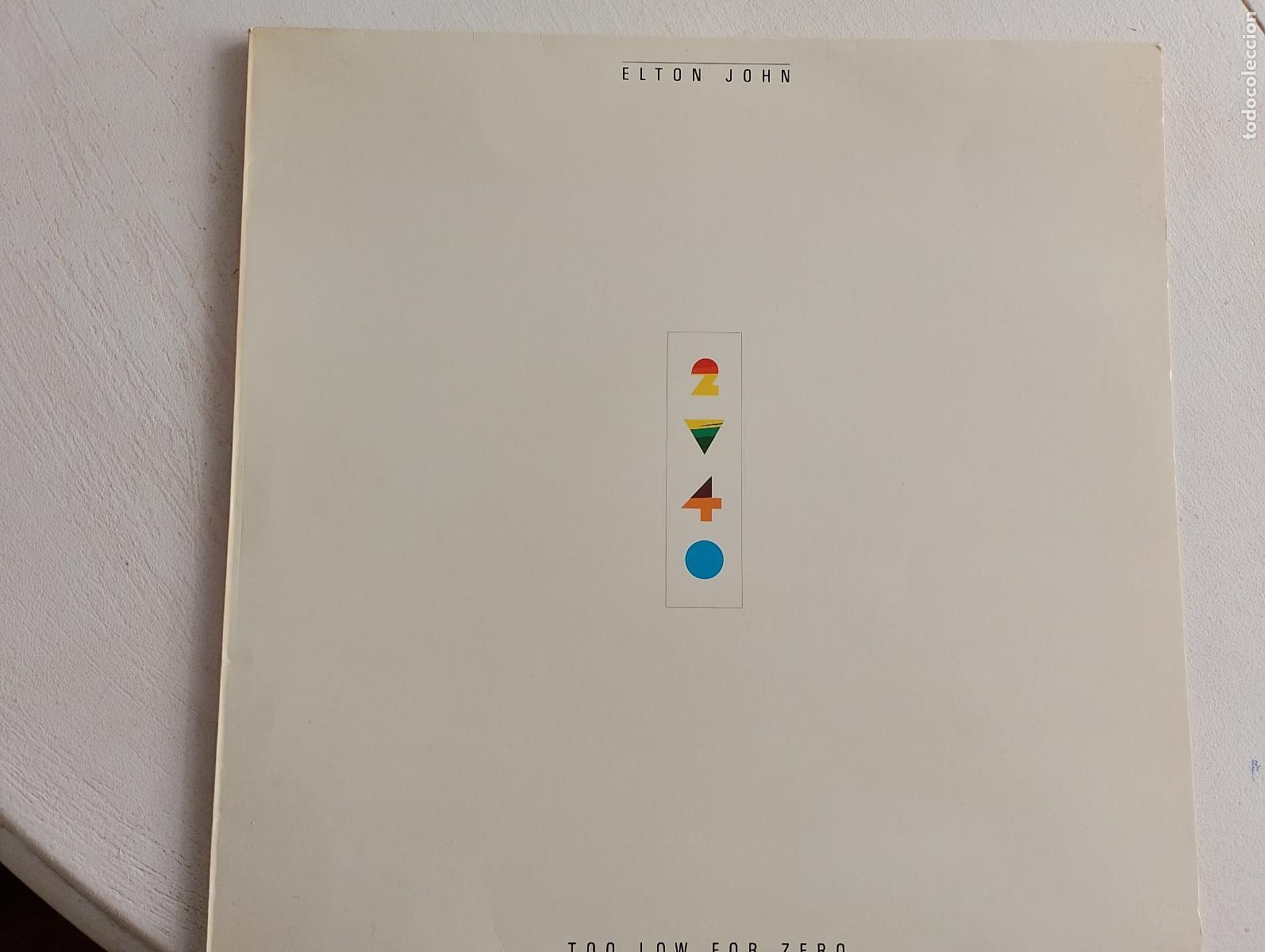 Discos de vinilo: Elton John &ndash; Too Low For Zero,1983, Pop Rock