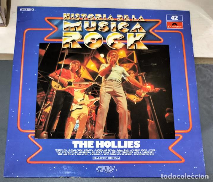 Vinyl records: The Hollies - Historia de la M&uacute;sica Rock - LP Polydor ref. 28 61 320. Ed. espa&ntilde;ola 1982.