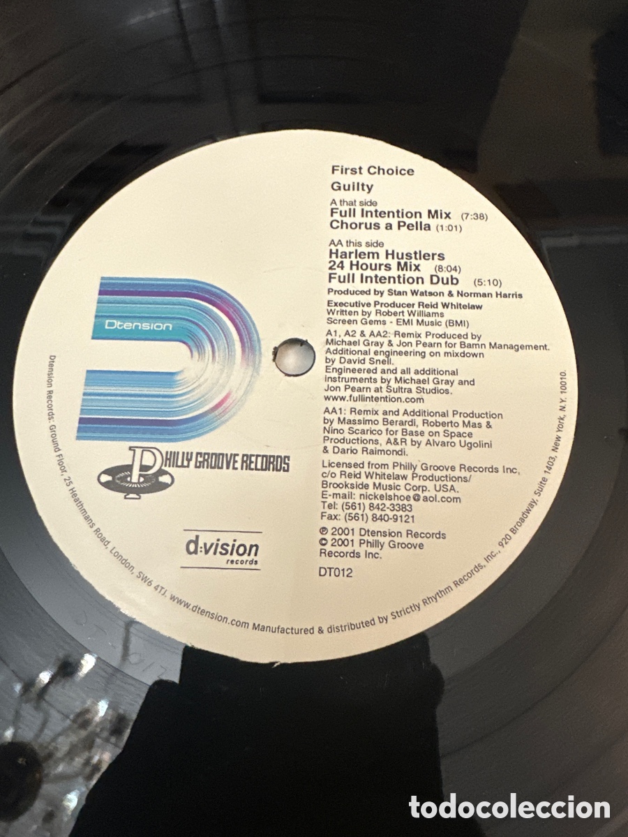 Discos de vinilo: First choice guilty . - Foto 3