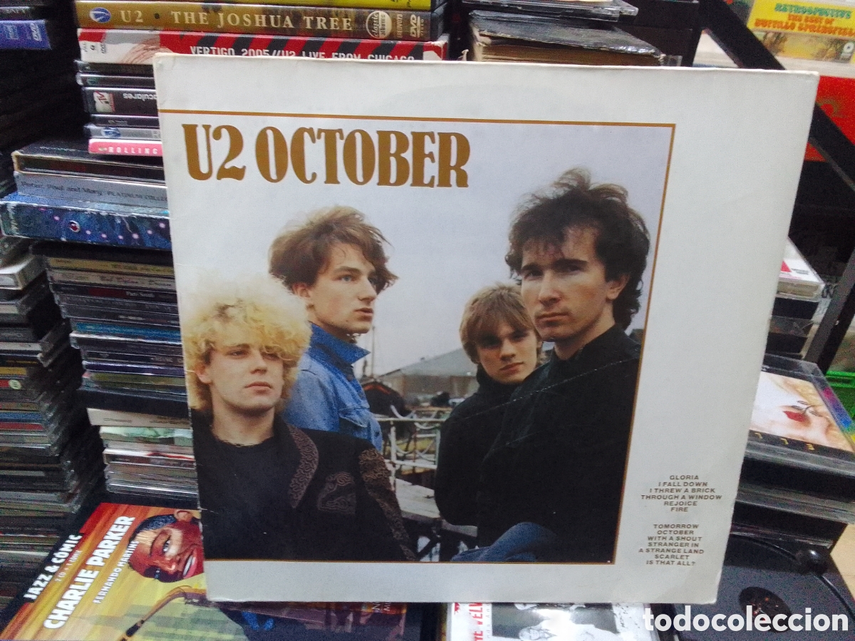 Discos de vinilo: Lp U2 October ,bono lp