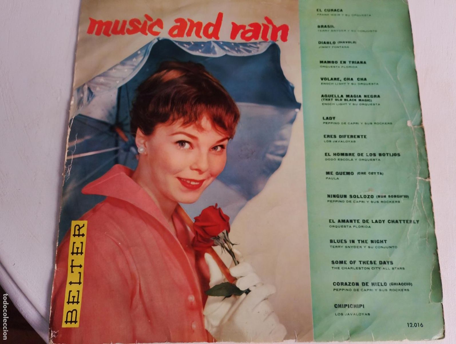 Discos de vinilo: MUSIC AND RAIN-EL CURACA/BRASIL/DIABLO/++/LP 1960 BELTER