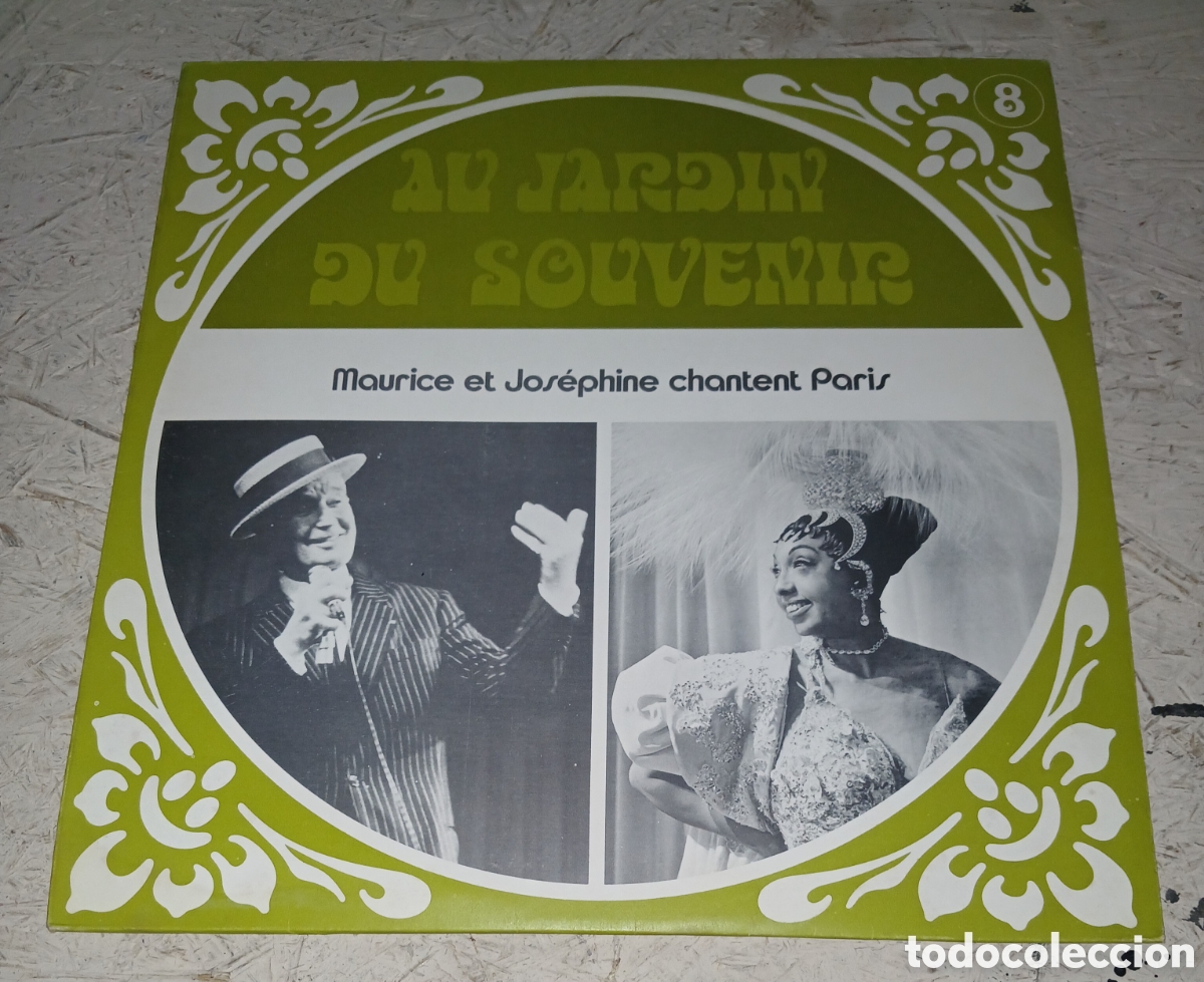 Discos de vinilo: Vinilo LP Au Jardin Du Souvenir Vol. 8 - Maurice Chevalier et Jos&eacute;phine Baker Chantent Paris RCA