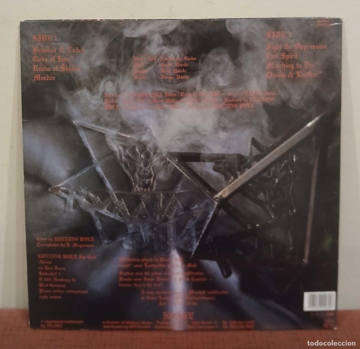 Discos de vinilo: VINILO BRANDED AND EXILED - LP DE RUNNING WILD - Foto 2