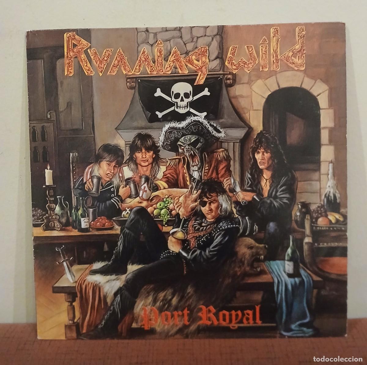 Discos de vinilo: VINILO PORT ROYAL - LP DE RUNNING WILD EN MUY BUEN ESTADO