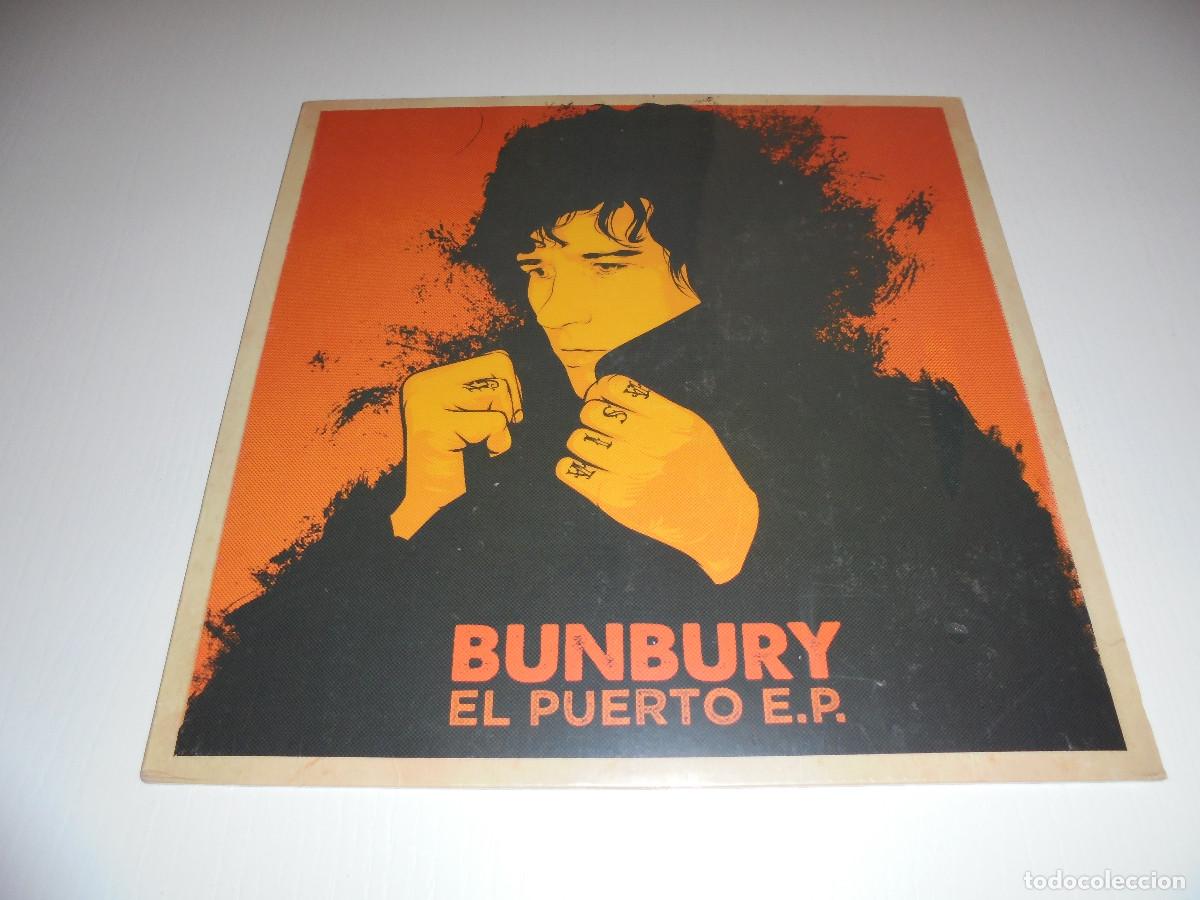 Discos de vinilo: BUNBURY ( EL PUERTO E.P. ) - VINILO - PRECINTADO - UN HOMBRE EN EL ESPACIO 2021 - EL TRISTE