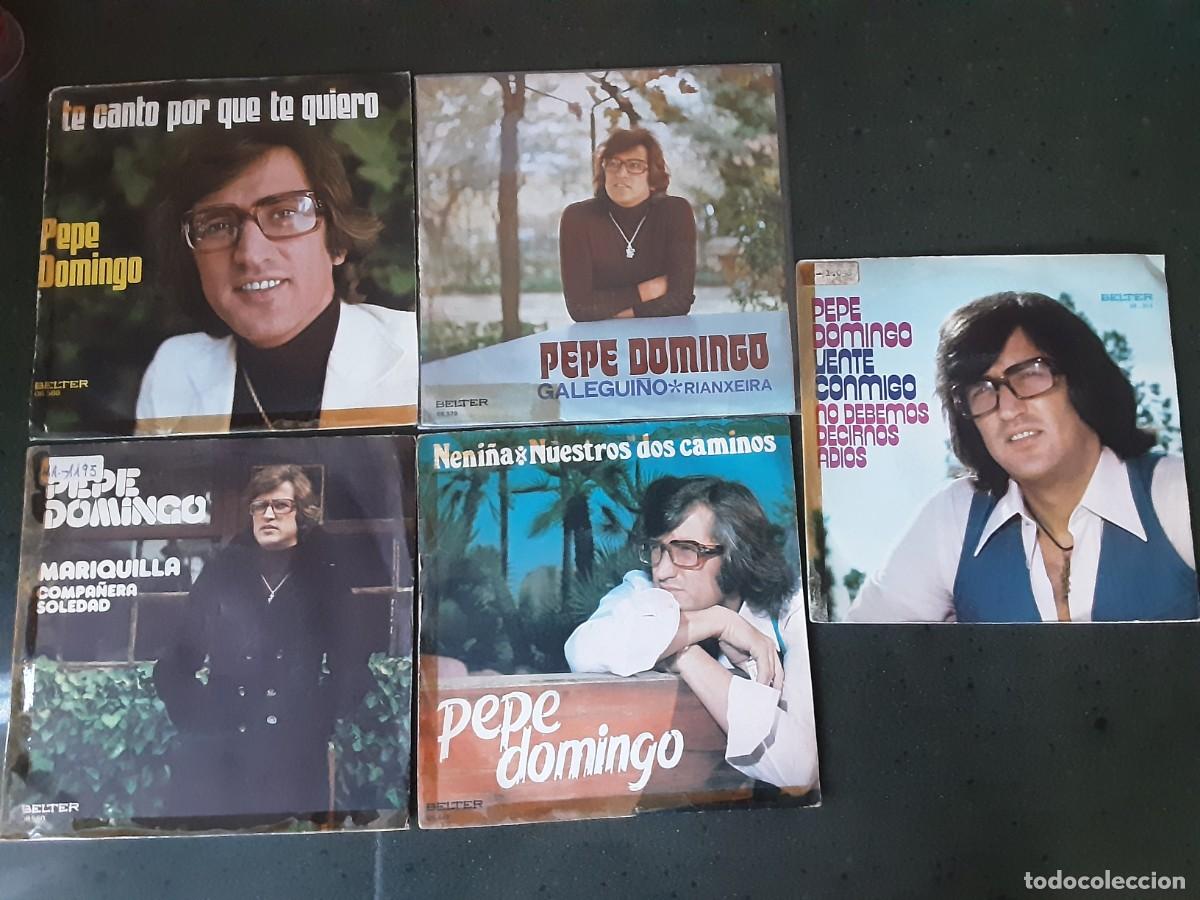 Discos de vinilo: 5 singles de Pepe Domingo Casta&ntilde;o