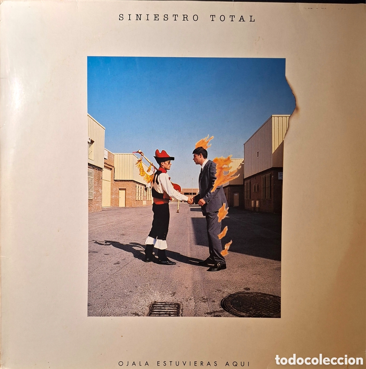 Discos de vinilo: SINIESTRO TOTAL, Ojal&aacute; Estuvieras Aqu&iacute;. 2 &times; Vinyl, LP, Compilation, Stereo