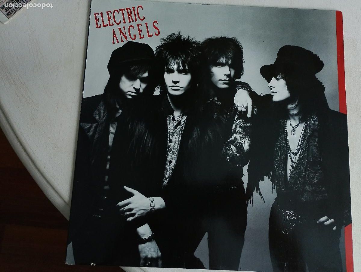Discos de vinilo: Electric Angels &ndash; Electric Angels, 1990, ed USA,Glam, Hard Rock