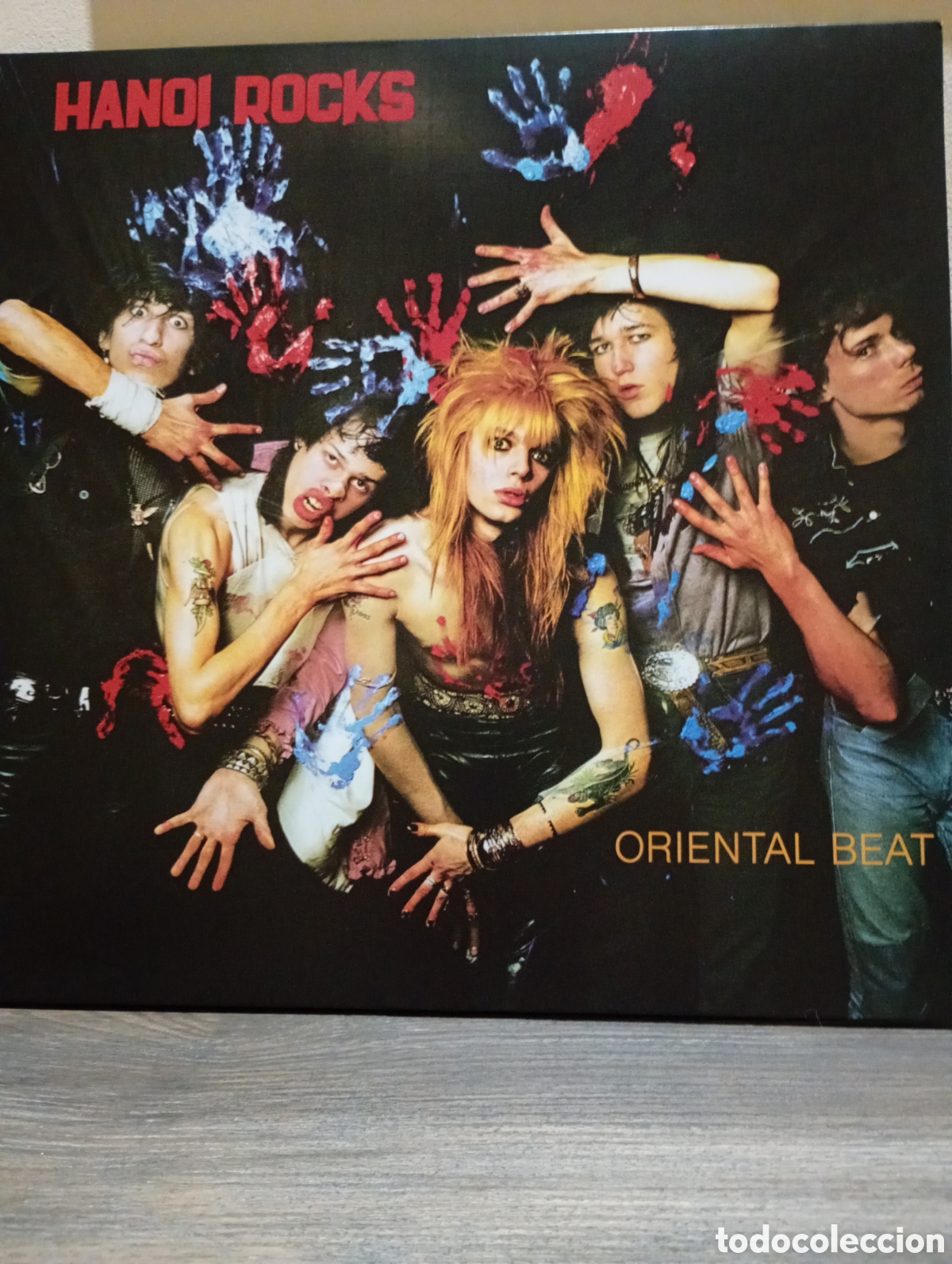 Discos de vinilo: Hanoi Rocks, Oriental Beat 2017 limited edici&oacute;n red vinyl.