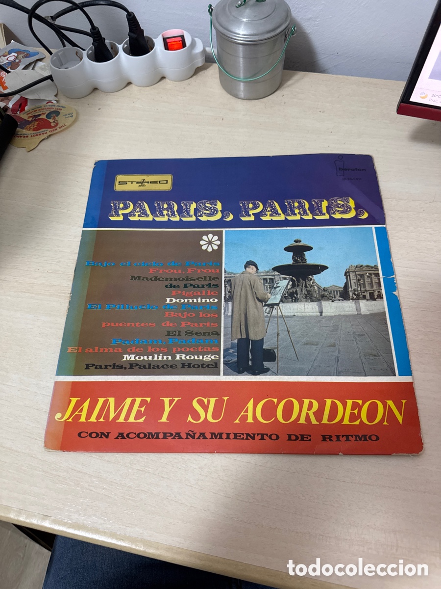 Discos de vinilo: DISCO JAIME Y SU ACORDE&Oacute;N PARIS,PARIS 1964
