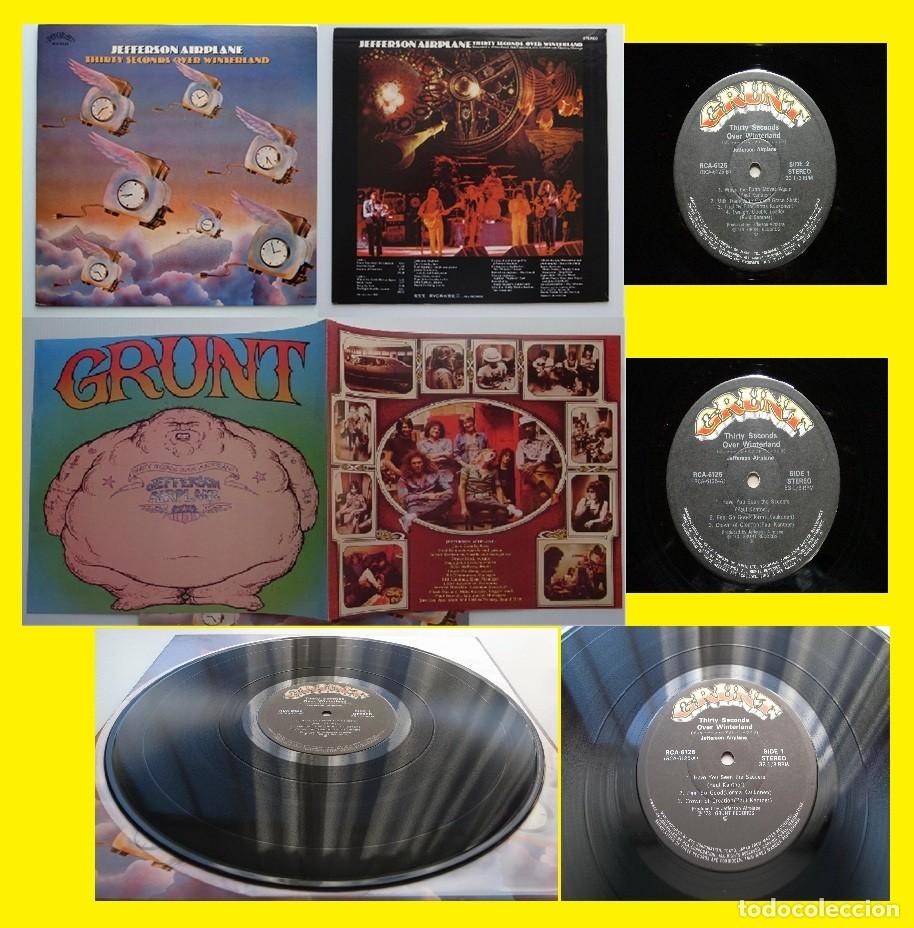 Discos de vinilo: JEFFERSON AIRPLANE / thirty seconds over winterland 73 - COMPLETA 1&ordf; EDIC ORIG USA + encarte - exc