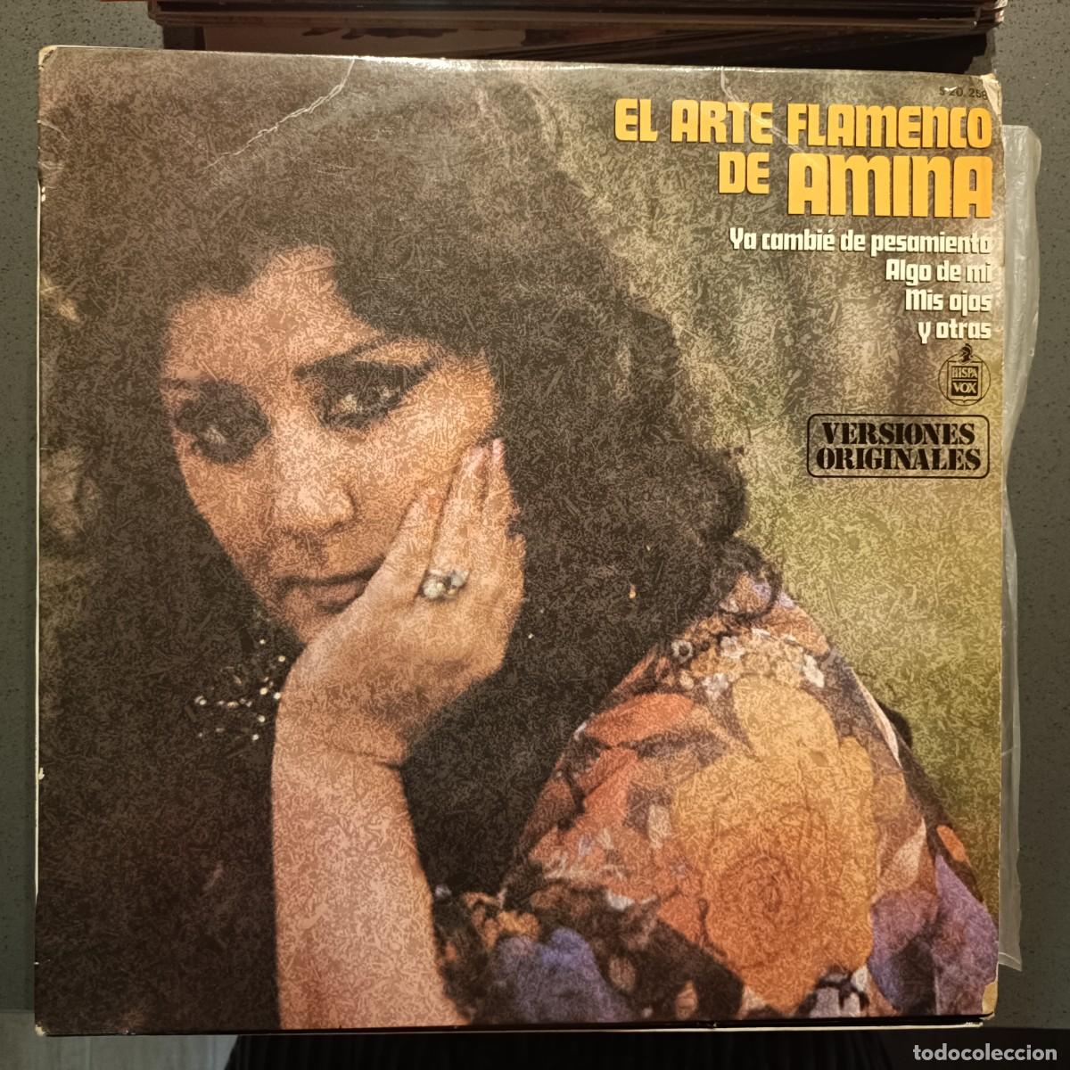 Discos de vinilo: Amina - El Arte Flamenco de Amina - LP. sello Hispavox 1980