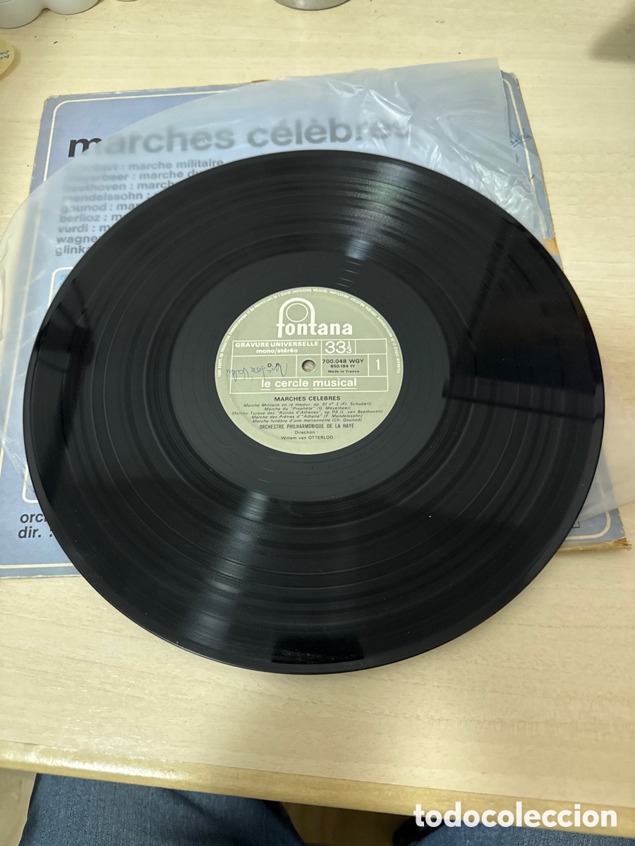 Discos de vinilo: DISCO VINILO MARCHES CELEBRES FONTANA - Foto 2