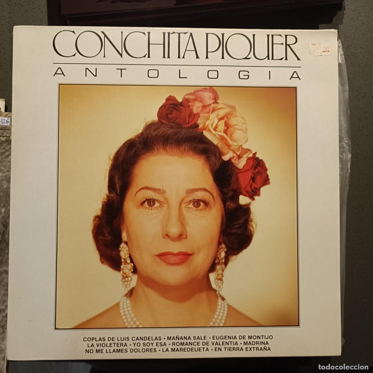 Discos de vinilo: Conchita Piquer - Antolog&iacute;a - LP. sello Columbia 1973