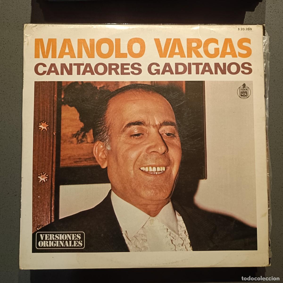 Discos de vinilo: Manolo Vargas - Cantaores Gaditanos - LP. sello Hispavox 1980