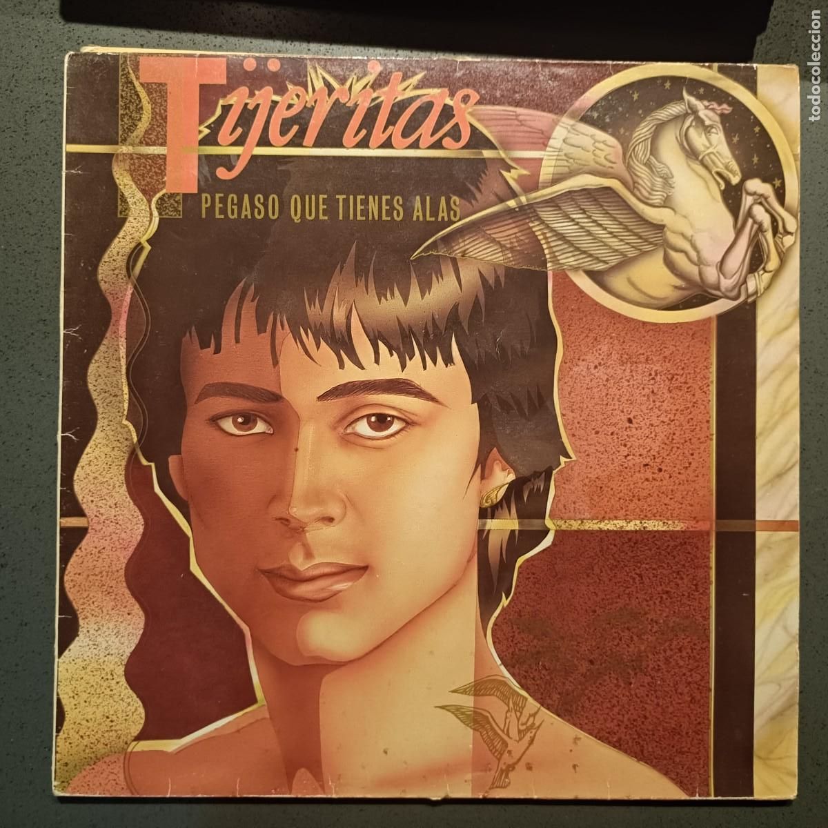 Discos de vinilo: Tijeritas - Pegaso que tiene alas - LP. sello EPIC 1983