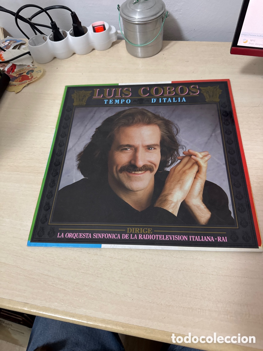 Discos de vinilo: DISCO VINILO LUIS COBOS TEMPO D&rsquo;ITALIA 1987