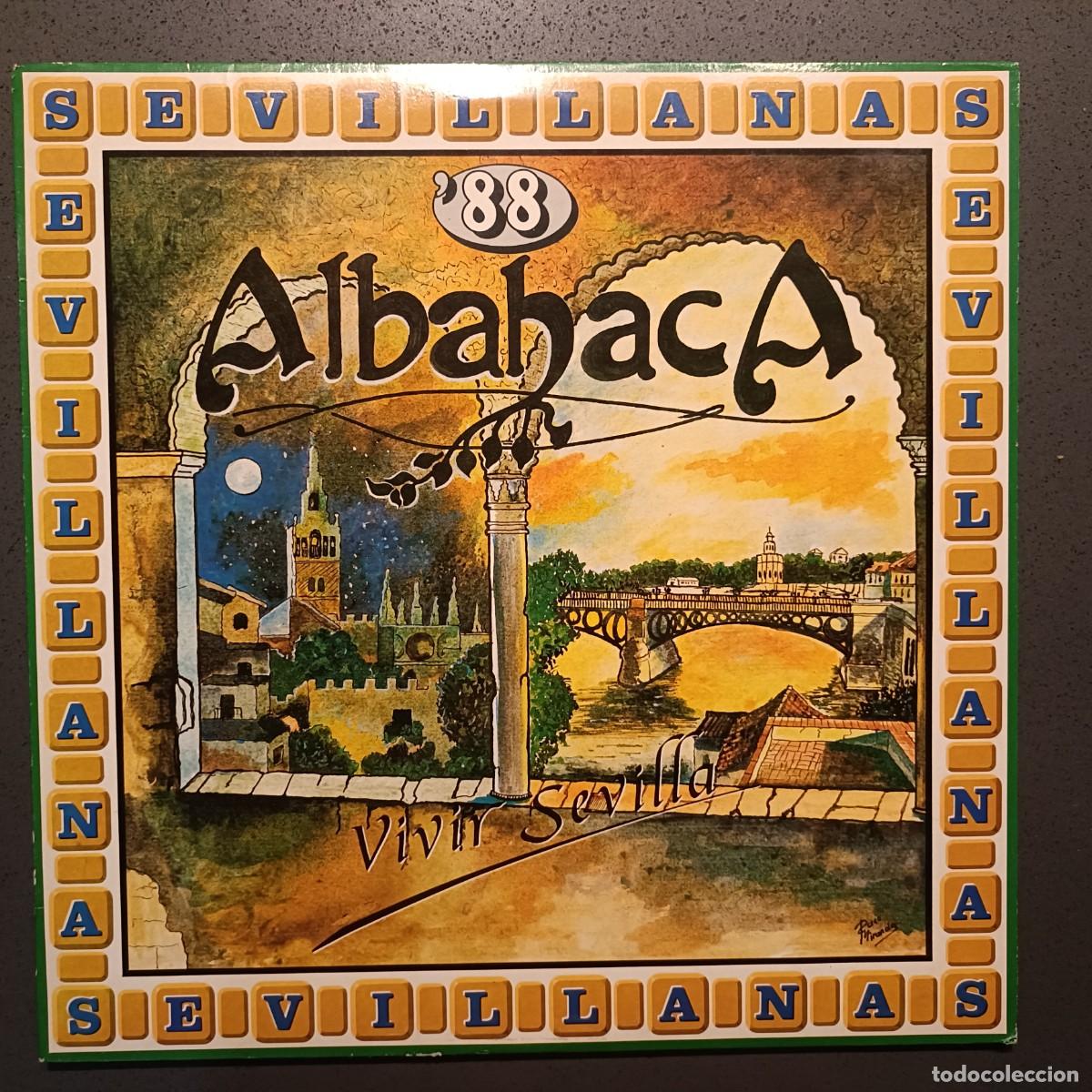 Dischi in vinile: Albahaca - Vivir Sevilla - LP. sello Hispavox 1988 (Sevillanas)