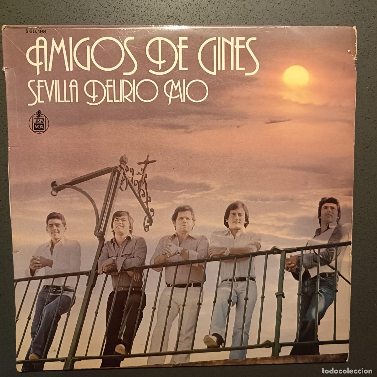 Discos de vinilo: Amigos de Gines - De la Feria al Roc&iacute;o - LP. sello Hispavox 1975
