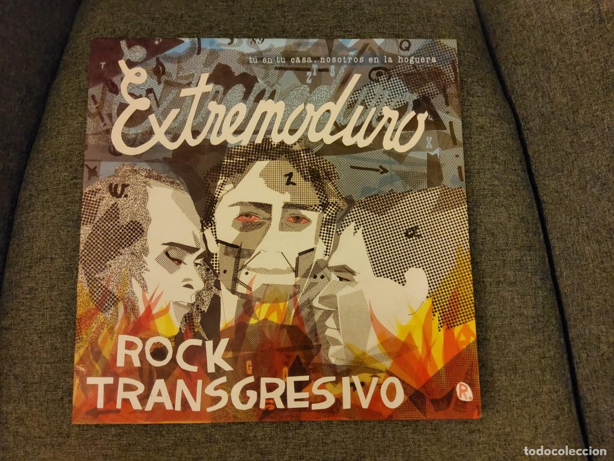 Discos de vinilo: EXTREMODURO. VINILO. ROCK TRANSGRESIVO. 1&ordf; EDICION 1989. AVISPA. FIRMADO POR ROBE.