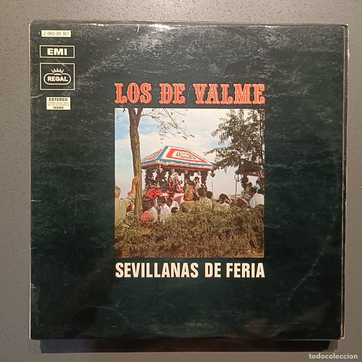 Discos de vinilo: Los Del Valme - Sevillanas de Feria - LP. sello EMI / Regal 1970