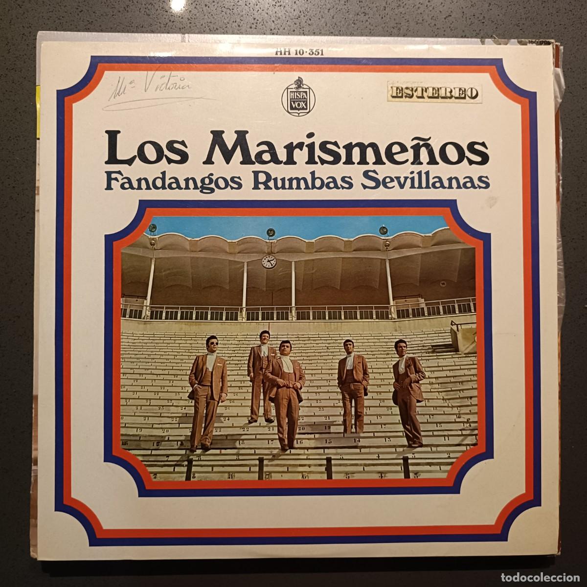Discos de vinilo: Los Marisme&ntilde;os - Fandangos / Rumbas / Sevillanas - LP. sello Hispavox 1969